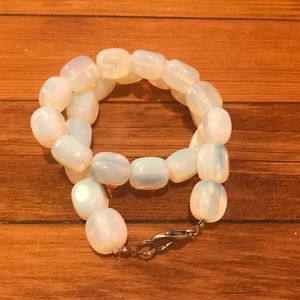 Light Blue Stone Neckless